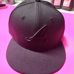 🩶Men's Black Atlanta Braves Fitted Hat🩶